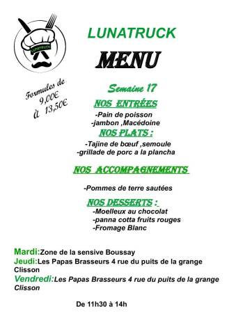 menu semaine 17