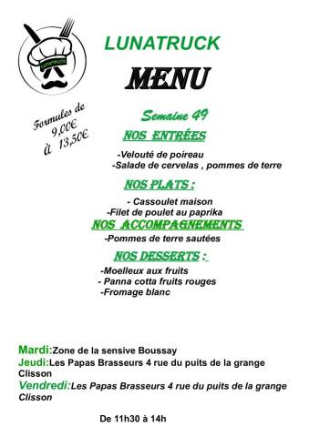 menu semaine 49