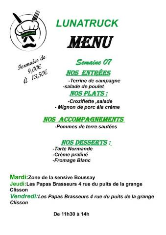 menu semaine 07
