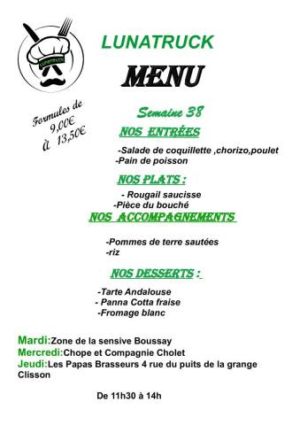 menu semaine 38