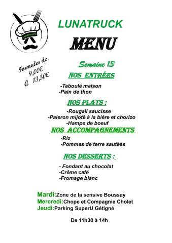 menu semaine 13