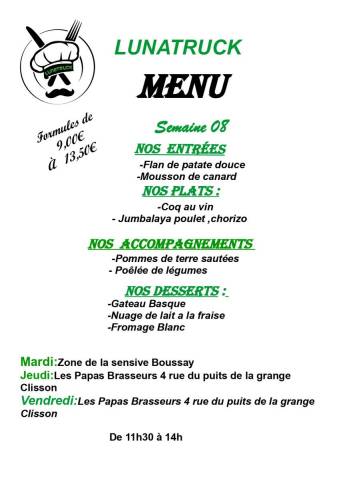 menu semaine 08