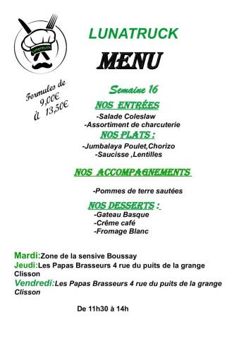 menu semaine 16