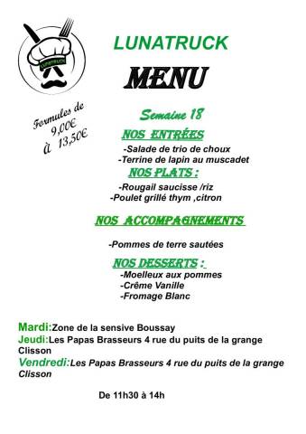 menu semaine 18